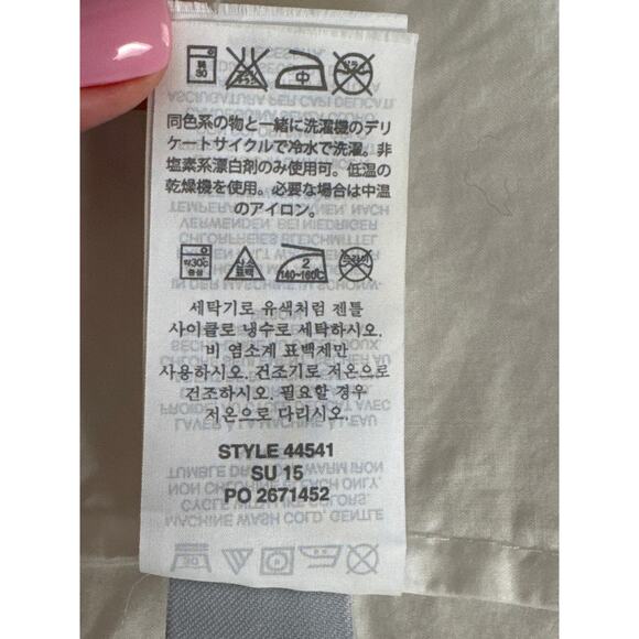 J. Crew Women's Button Front Boy Shirt in Classic White Size 2 - Picture 7 of 8